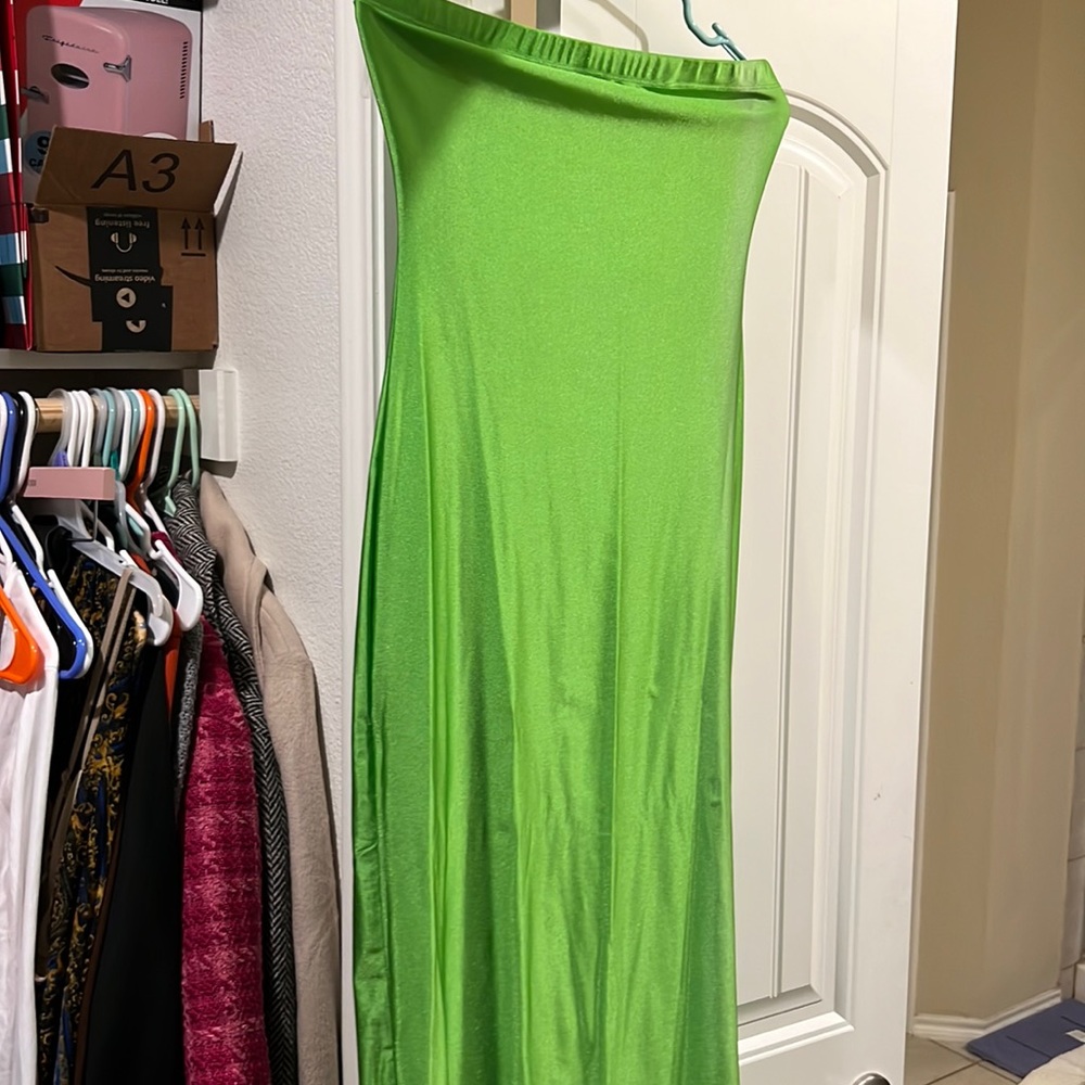Lime Green Maxi Dress